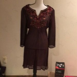 Brown beach cover up